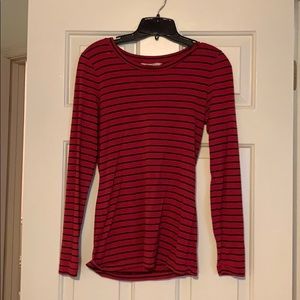 Banana Republic size small. Red and black shirt